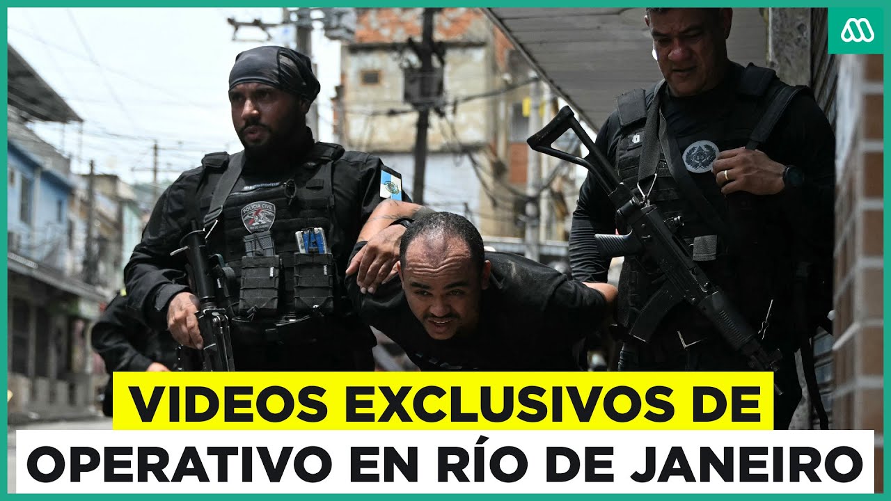 Operativo en Rio de Janeiro: Imagenes exclusivas de Brasil
