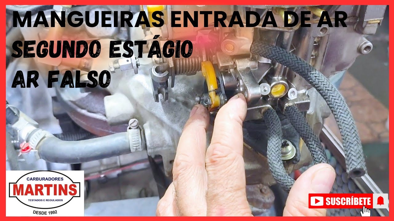 Carburador 2e - 3e/ Mangueiras entrada de ar - segundo estagio - Ar falso/ Vácuo ou mecânico? Dicas