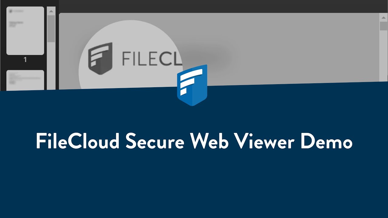 FileCloud Secure Web Viewer Demo