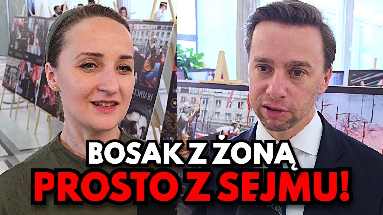 BOSAK AND HIS WIFE OPEN AN EXTRAORDINARY EXHIBITION RIGHT UNDER CZARZASTY'S NOSE!