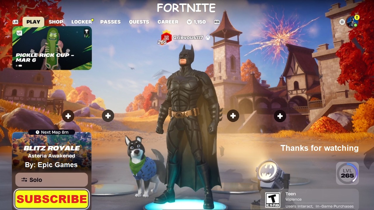 Fortnite: Blitz Royale Solo Gameplay | Batman