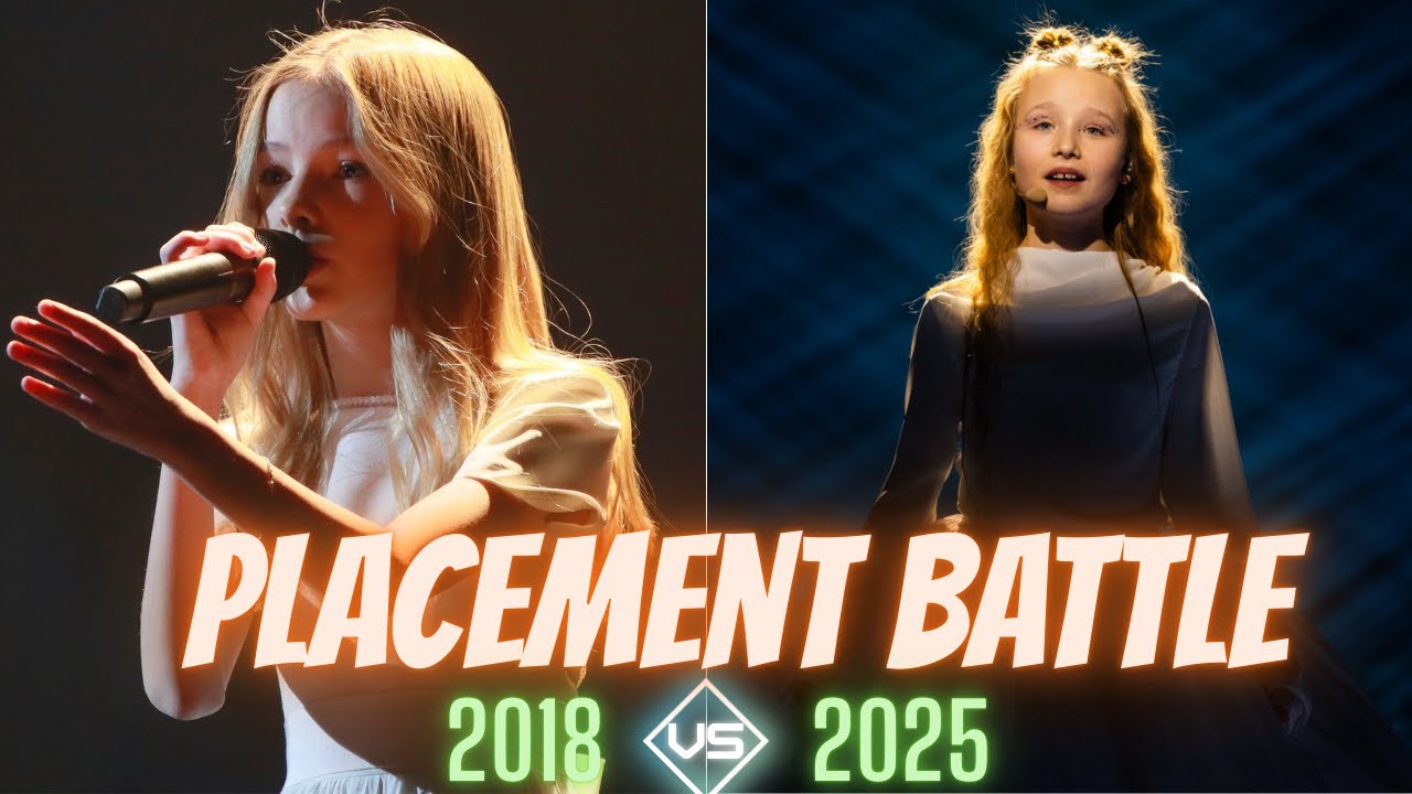 Junior Eurovision:Placement Battle - 2018 vs 2025