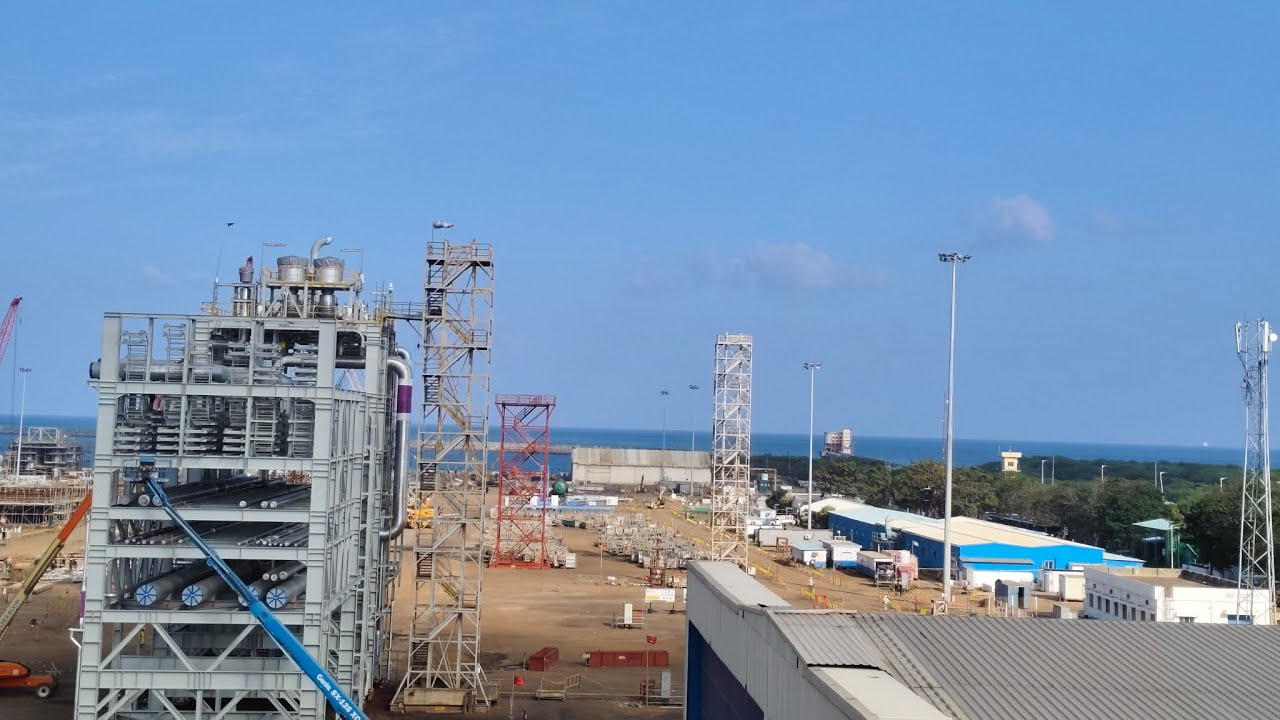 L&T energy hydrocarbon Kattupalli chennai MFFK full yardview#larsentoubro#energy#engineering#youtube