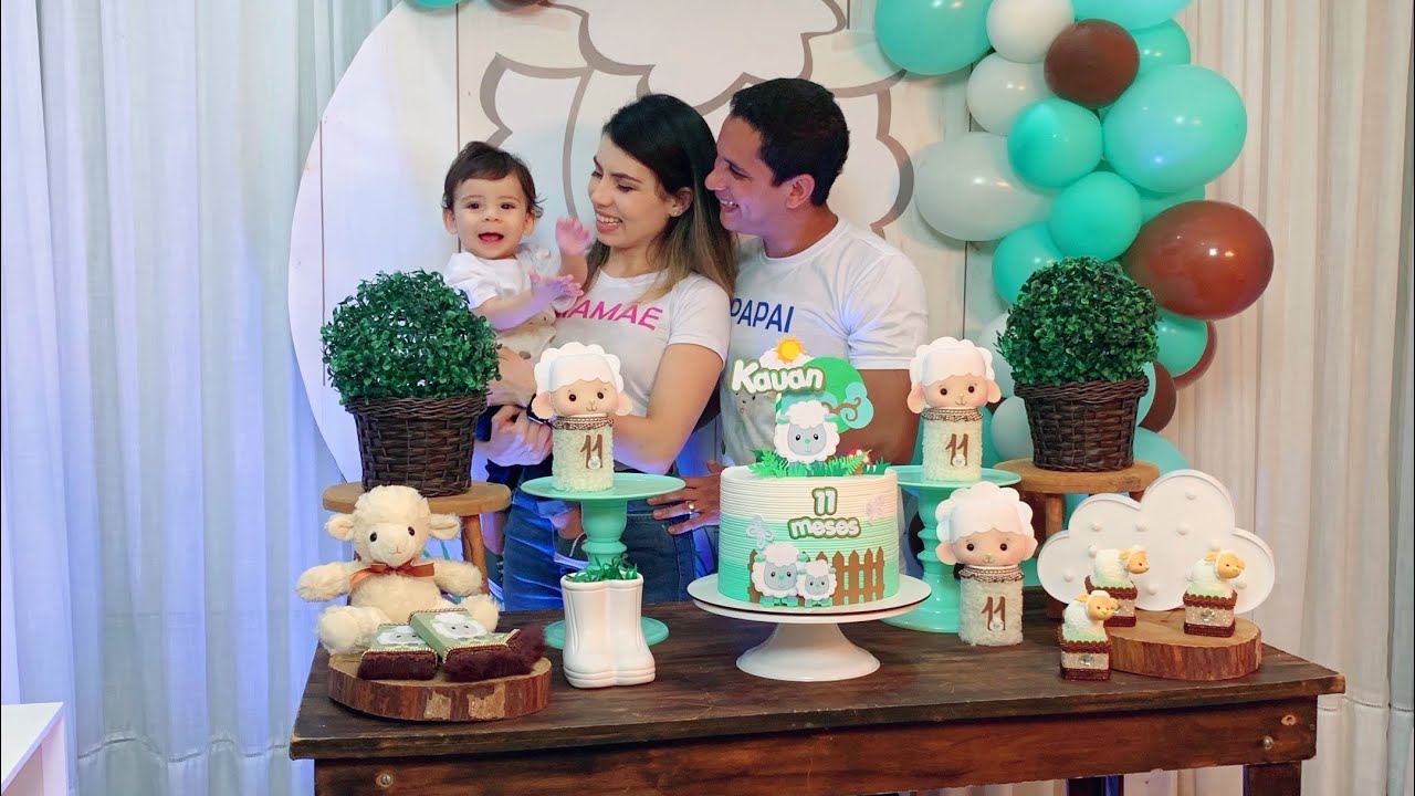 VLOG ULTIMO MÊSVERSÁRIO DO KAUAN tema OVELHINHA  | #PALOMASOARES