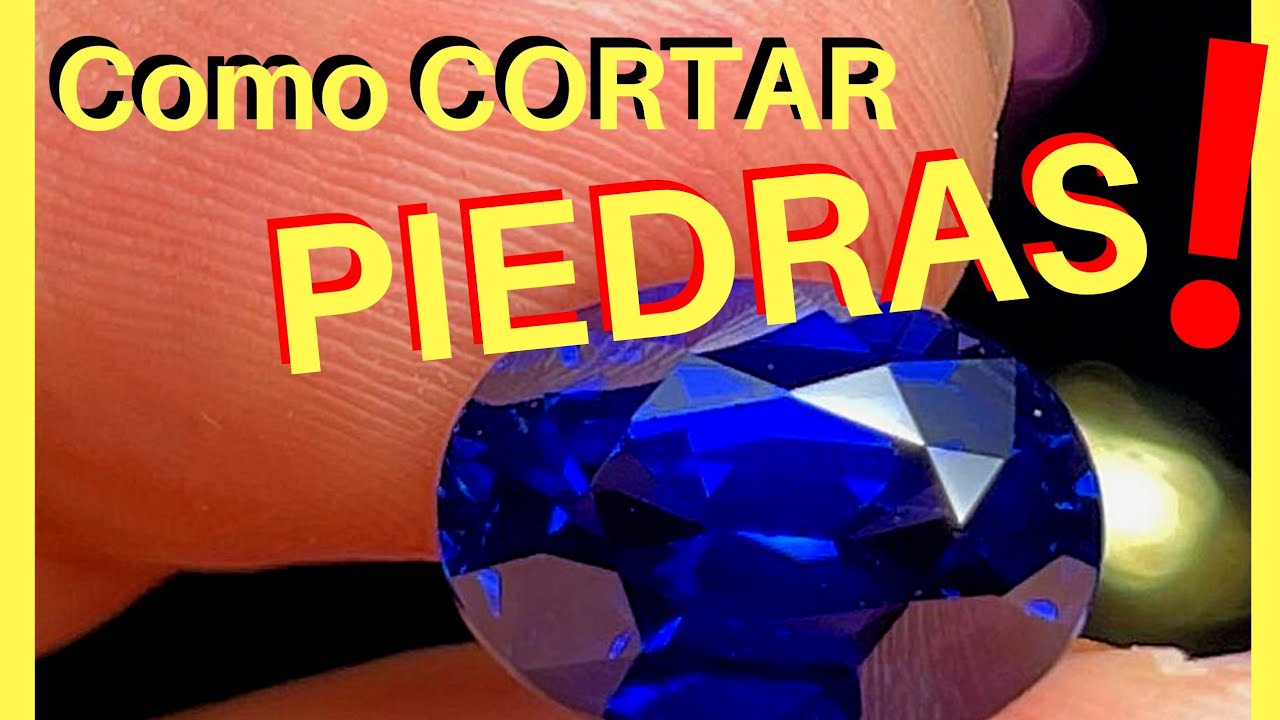 Como se CORTA PULE y TALLA PIEDRAS PRECIOSAS | Como TALLAR una PIEDRA | Como CORTAR PIEDRAS