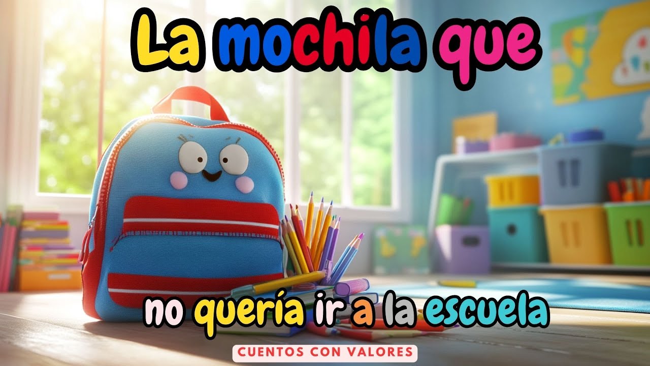 🎒 La Mochila que No Quería Ir a la Escuela 📚😅| Cuentos Infantiles | Cuentos para Dormir