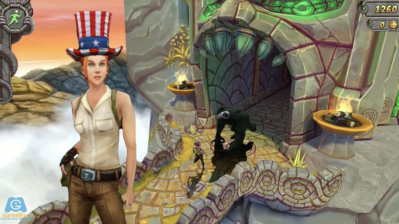iGameMix🏛SCARLET FOX AMERICAN HELMET👏Temple Run 2 Lost Jungle HD Fullscreen✅#821