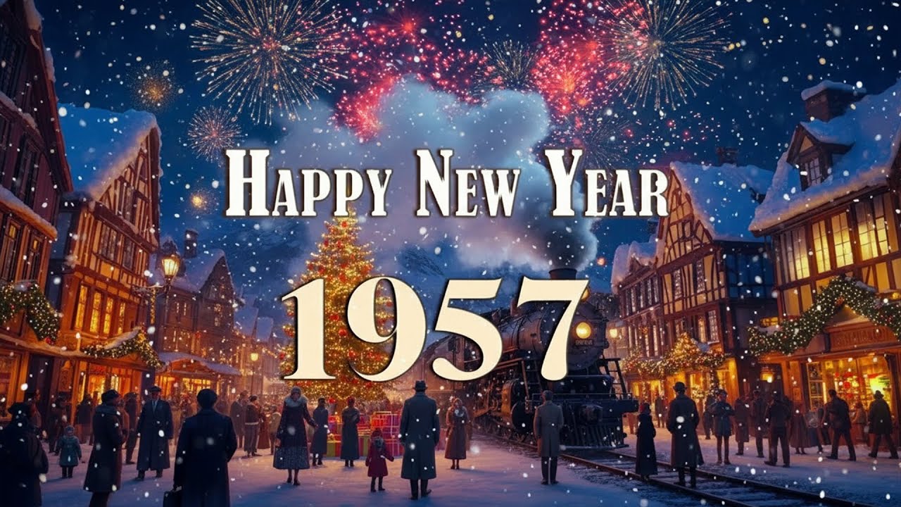 🎆 Happy New Year 2026 ❄️ Vintage 1950s&ndash;60s Ambience | Cozy Classics & Timeless Nights