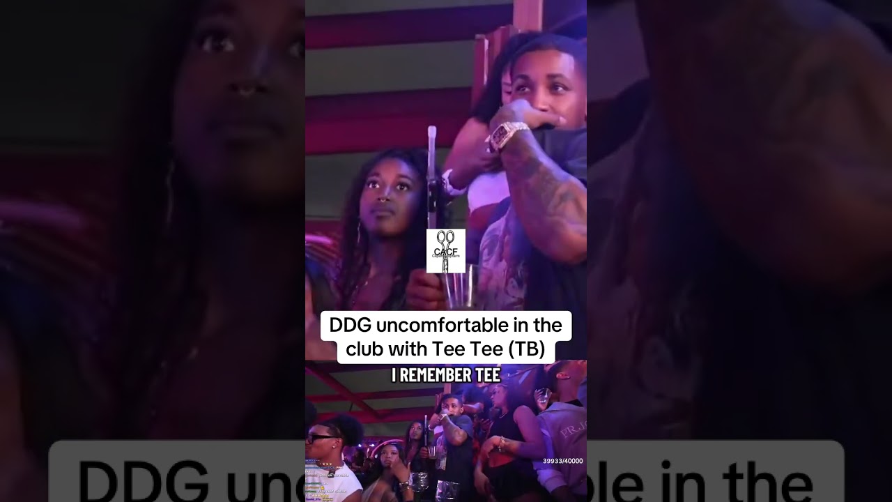 DDG uncomfortable in the club with Tee Tee (TB) throwback #fyp
