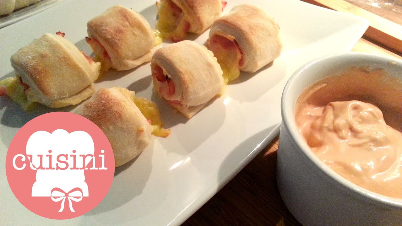 Pizzabrötchen & Snack Rolls mit Knoblauchdip selber machen | Rezept wie vom Lieferservice - CUISINI
