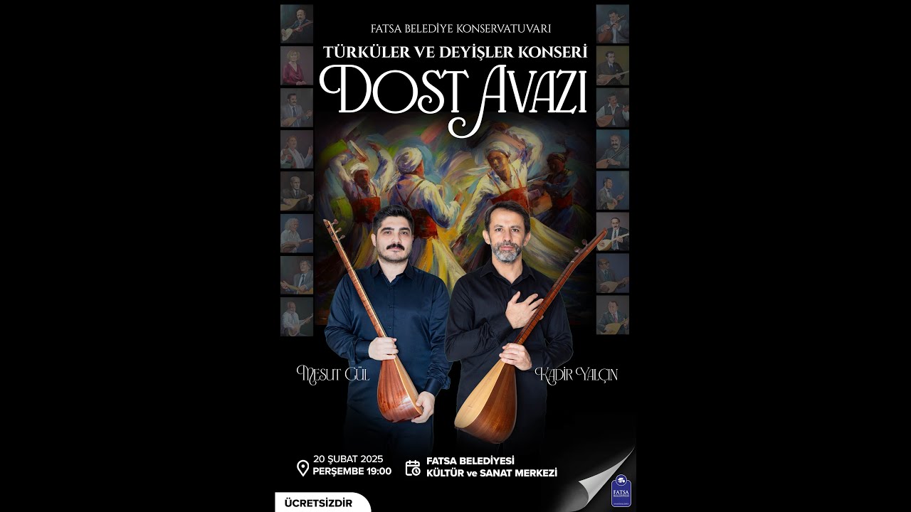 Dost Avazı Deyişler Türküler Konseri Tam Kayıt (Mesut Gül - Kadir Yalçın)