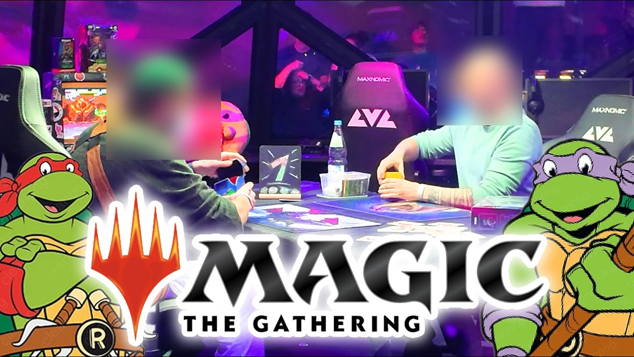Das DUELL der GIGANTEN! 🐢 Magic The Gathering x Ninja Turtles Event in Berlin! mit @LizaGrimm