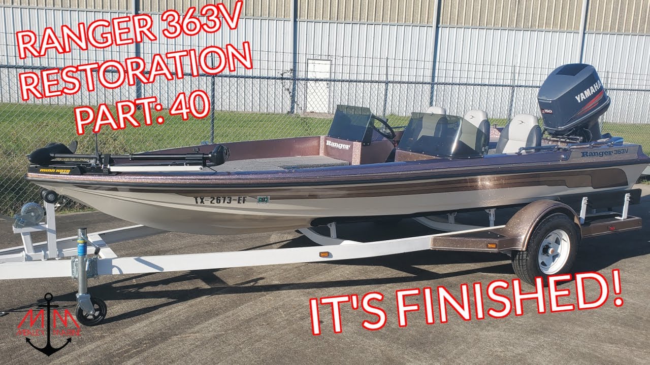 BASS BOAT RESTORATION | 1988 RANGER 363V | ITS FINISHED!!!