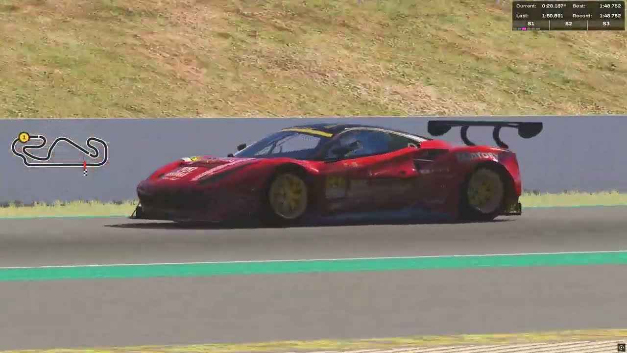 Barcelona 2023 - Ferrari 488 GT3 - 1:48.752