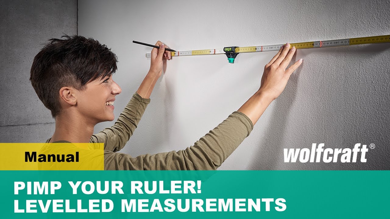 Turn Any Ruler Into a Spirit Level Ruler!