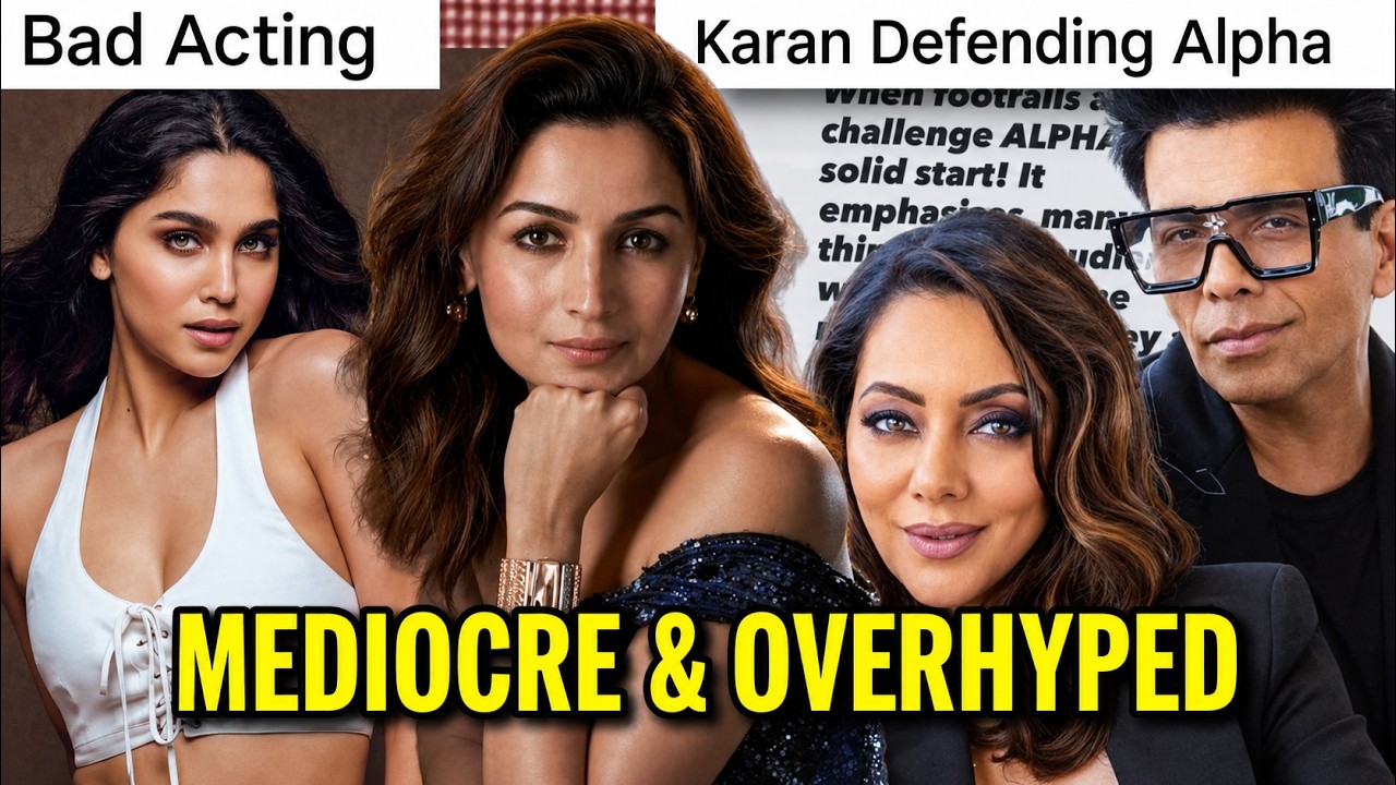 ALIA BHATT'S OVERACTING IN ALPHA | KARAN JOHAR DEFENDING THE FILM BY GIVING LAME EXCUSES