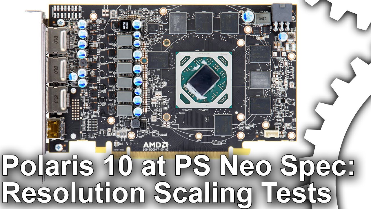 AMD Polaris 10 at PlayStation Pro Spec! Full Benchmarks