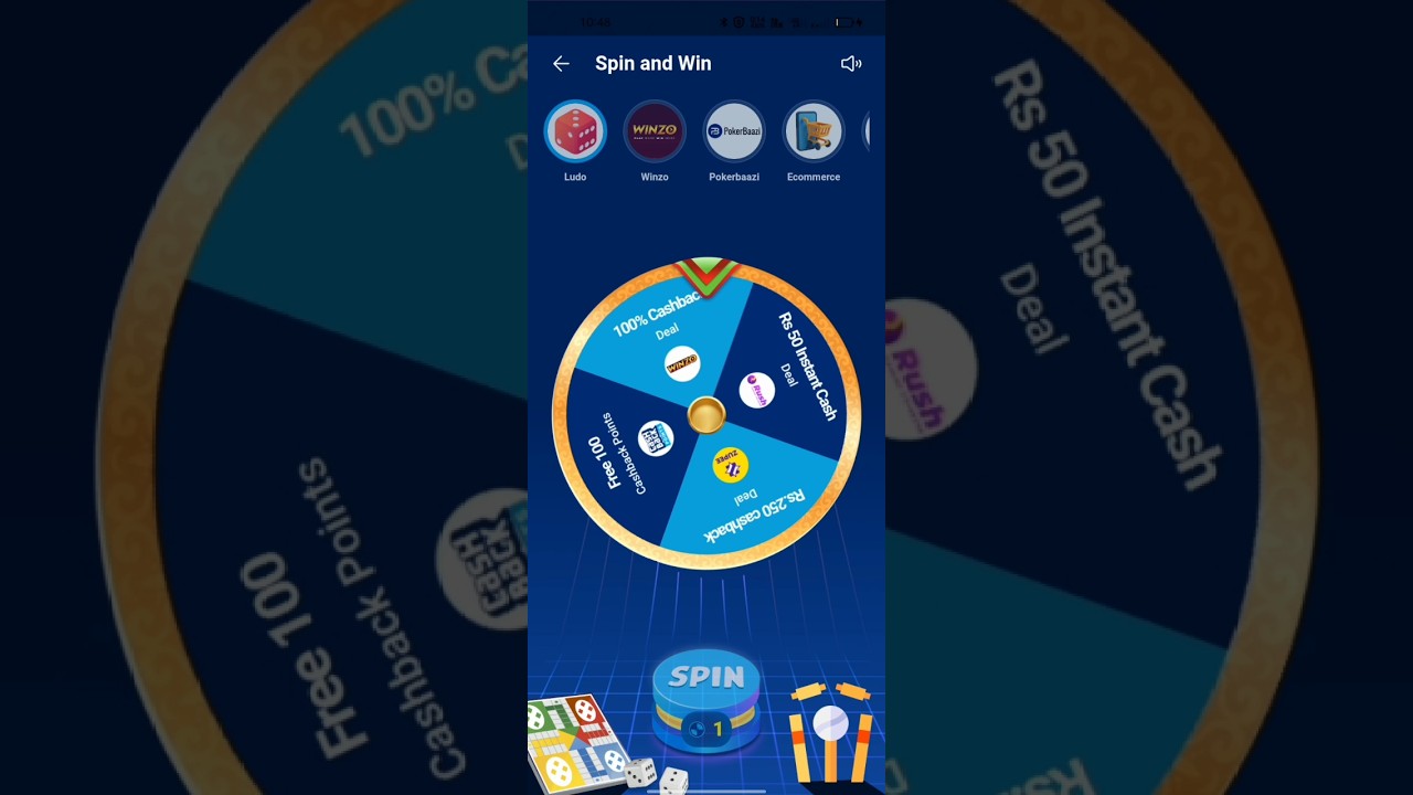 PAYTM new spin cashback। Paytm ko spin karke paise kaise kamaye। how to EARN Money with spin ।
