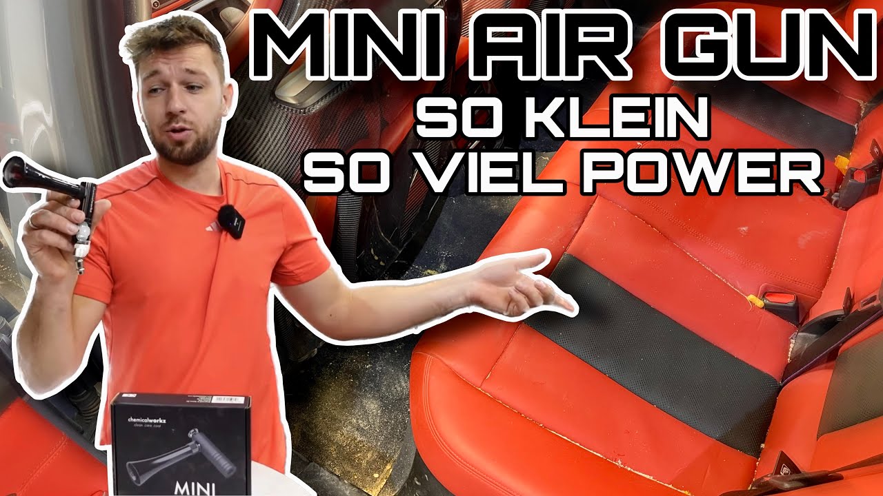 NEU Mini Air Gun ! Druckluftpistole extrem Power für die Fahrzeug Aufbereitung BMW M3 Competiton