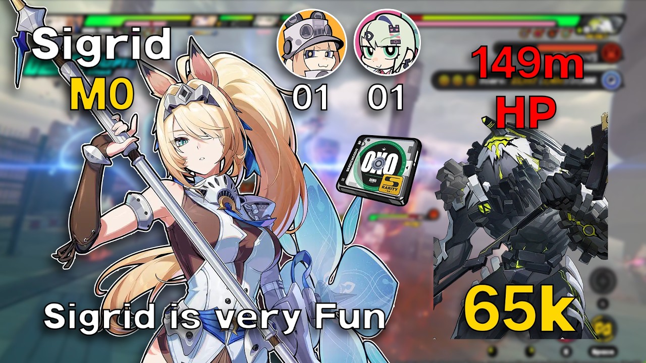 Sigrid is very cool!! | M0 Sigrid vs Dead end butcher | ZZZ 3.1 BETA V4
