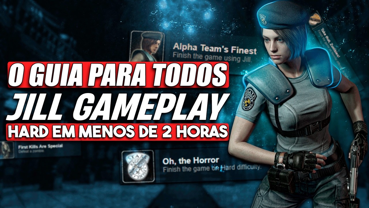 Resident Evil HD Remaster - O Guia para Todos - Hard - Jill