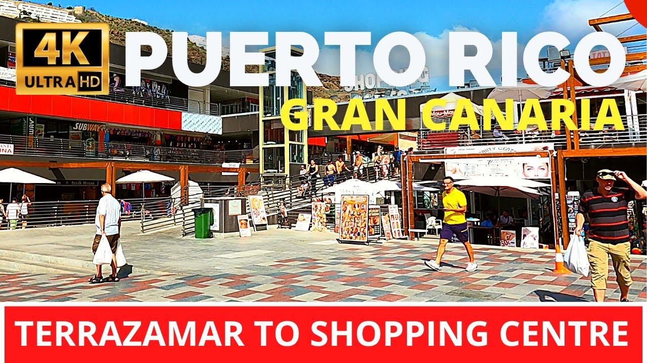 PUERTO RICO Gran Canaria 3.11.22 🔴 Terrazamar Sunsuites to Shopping Center