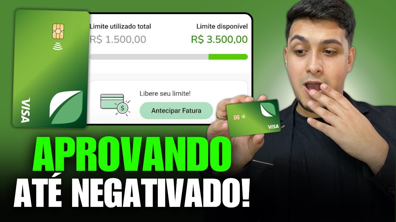 Esse Novo Cart&atilde;o de Cr&eacute;dito Est&aacute; Aprovando Mesmo com Nome Negativado | Confira