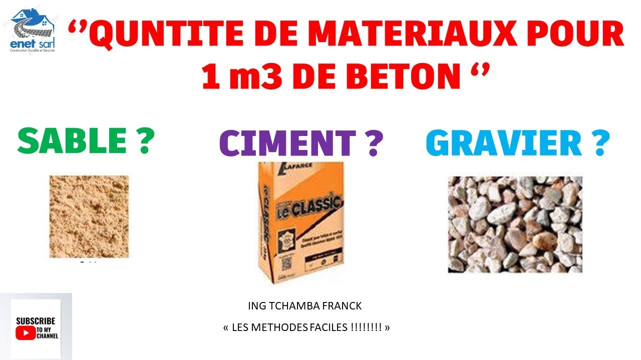 Calculez Facilement les Quantités de Sable, Gravier et Ciment pour vos Projets