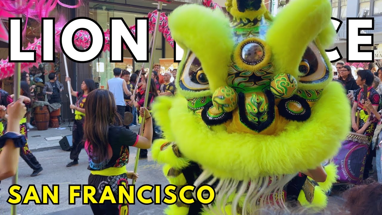 Lion Dance in San Francisco Chinatown