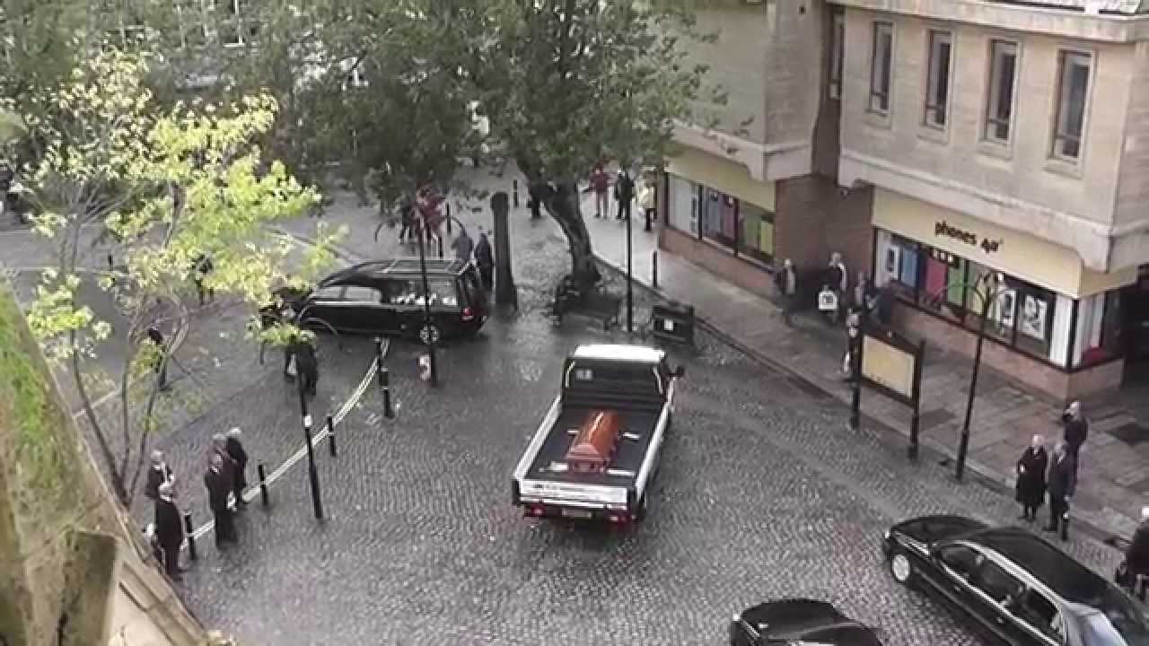 John Charles Rogers Funeral Leaving Truro Cathedral.  08.04.1943 - 20.09.2013