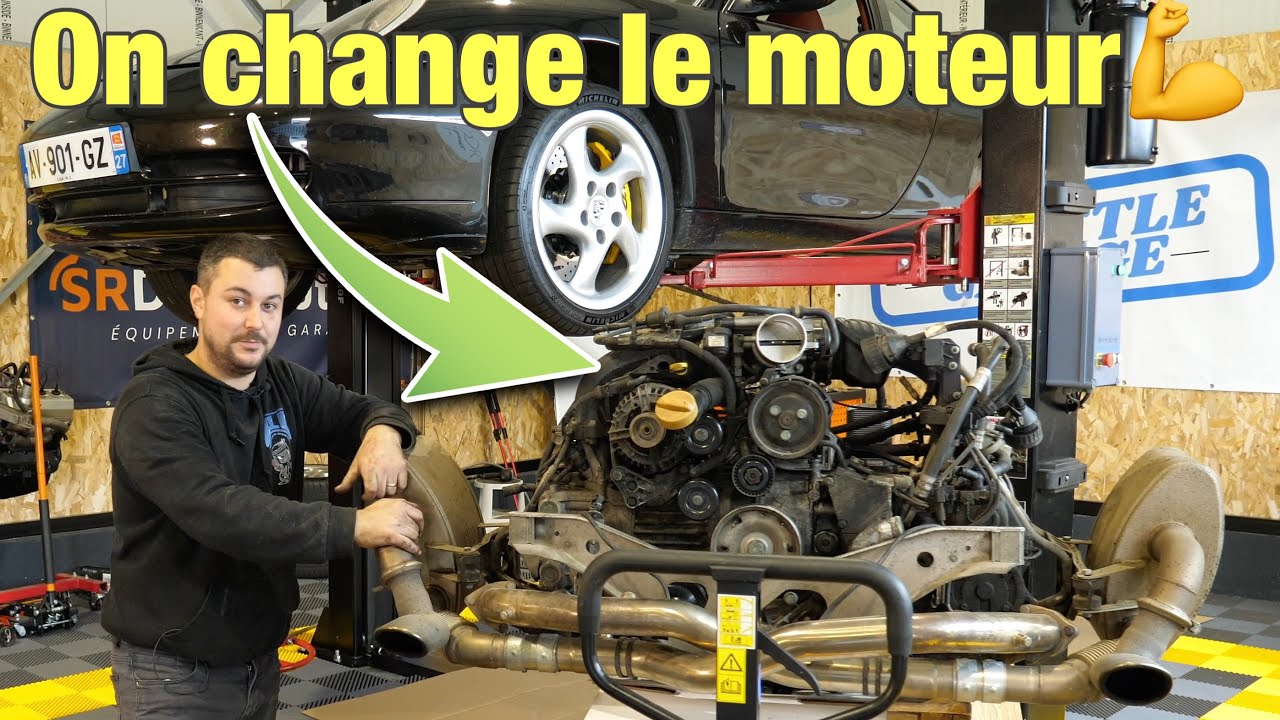 Porsche 911, On sort le moteur!😱Une greffe est en préparation!🔥