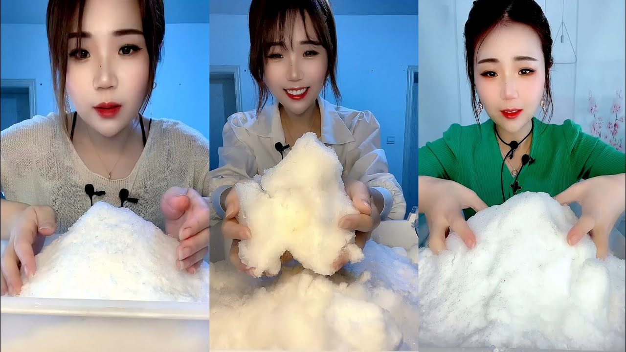 SOLO YY | ASMR WHITE ICE EATING / ICE EATING