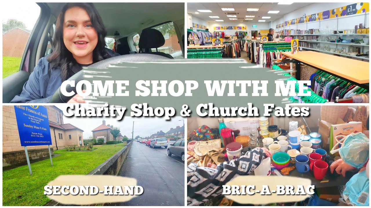 Come Shop With Me for Second Hand & Bric-a-brac! PLUS Haul | Charity Shops & Church Summer Fates ⛪️