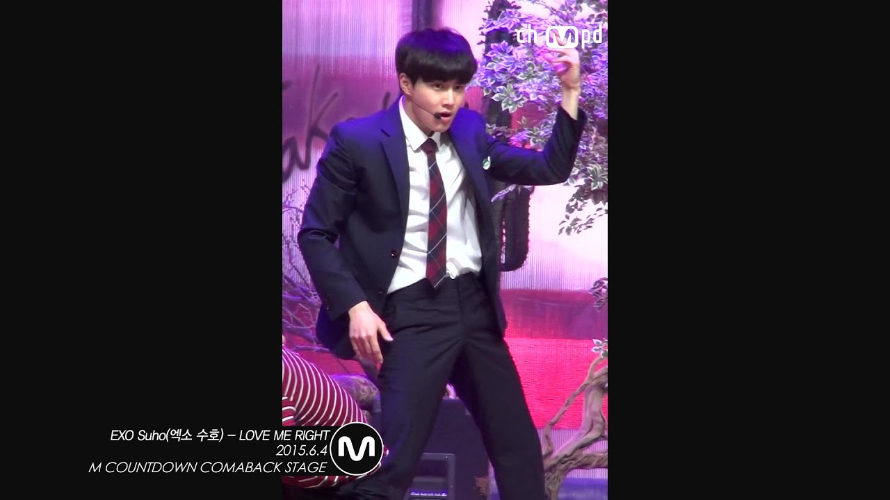 [MPD직캠] 엑소 수호 직캠 LOVE ME RIGHT EXO Suho Fancam  Mnet MCOUNTDOWN 150604