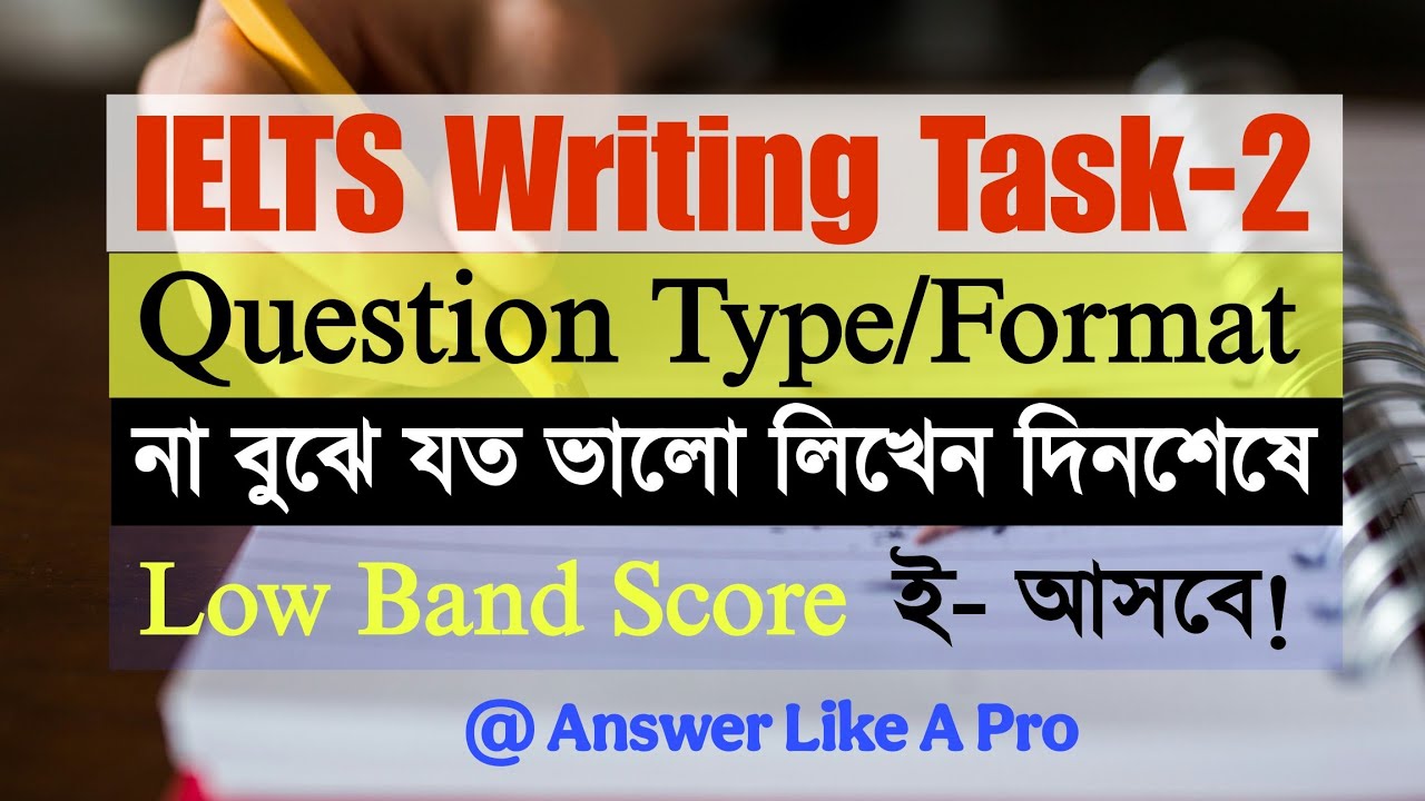 How to Identify Question Types in IELTS Writing Task 2 and Answer Precisely | English Banglish