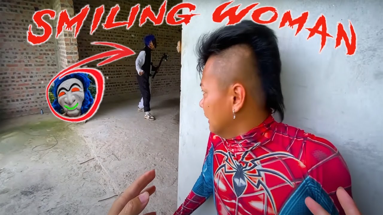 Spider-Man PARKOUR Runs from SMILING WOMAN REAL LIFE 16.0 | | Parkour POV Horror Film
