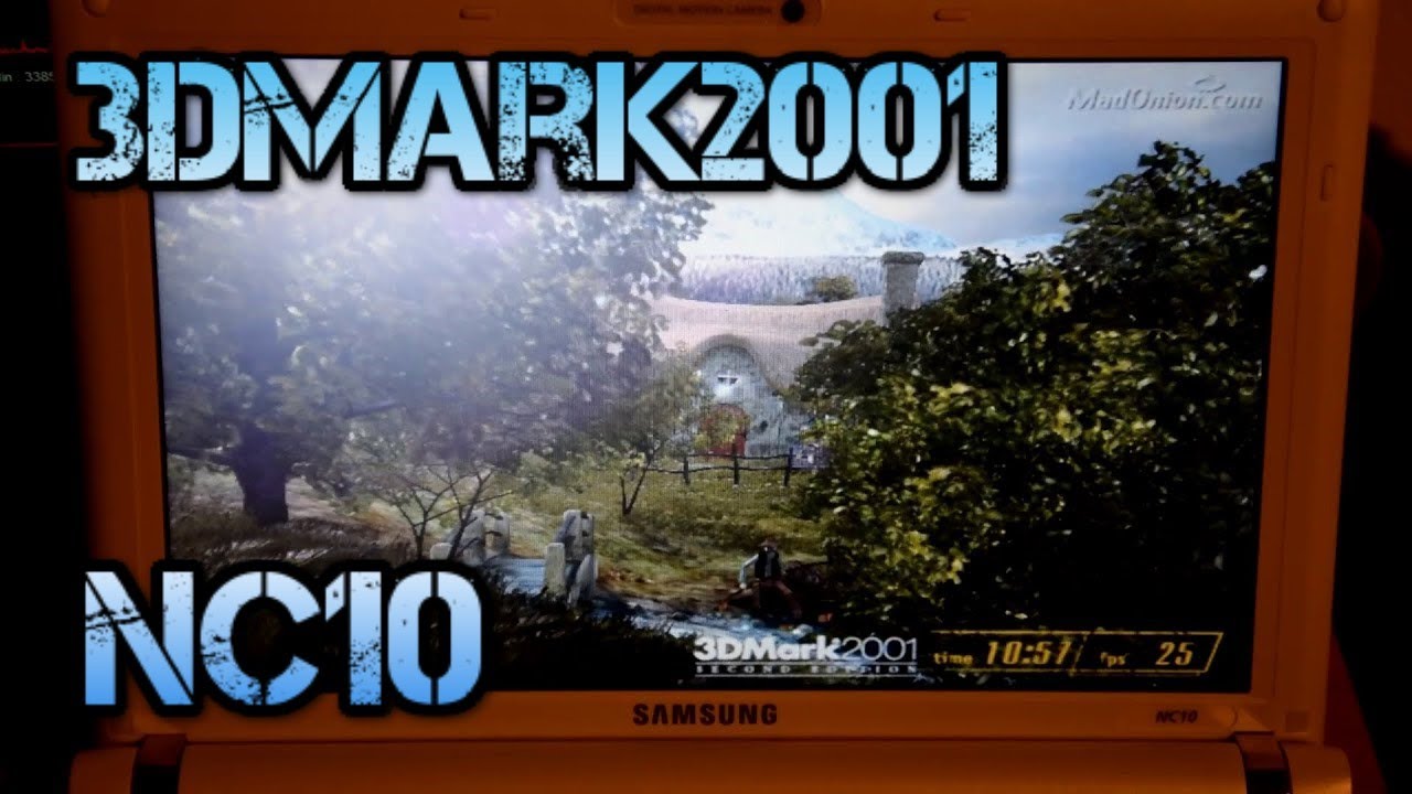 Samsung NC10 3DMark2001 Full benchmark