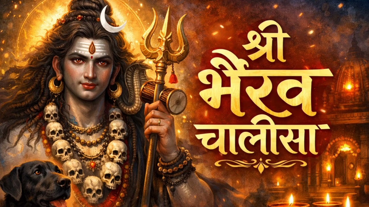 श्री भैरव चालीसा | काल भैरव चालीसा  |Powerful Kal Bhairav Chalisa|संकट नाशक🔱#kaalbhairav#bhaktisong 