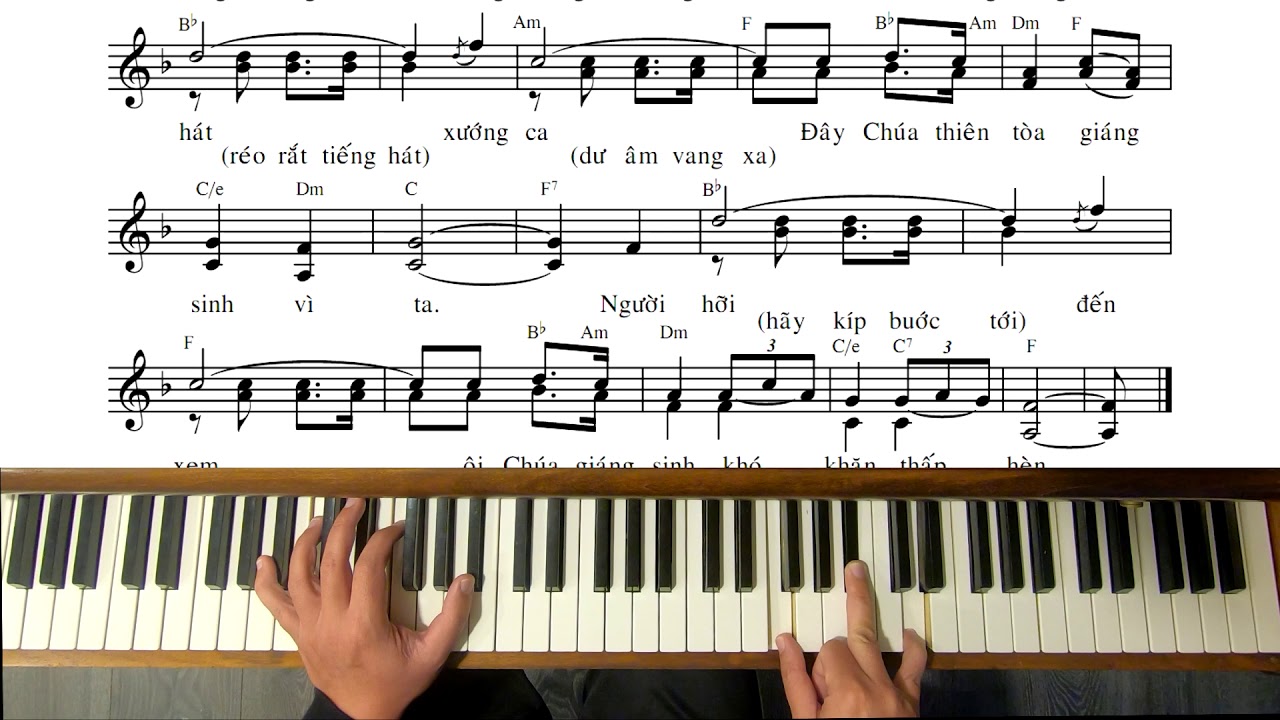 Thánh Ca Giáng Sinh: Hang Bê-lem nhạc thánh ca bất hủ đơn giản dễ hiểu, áp dụng ngay
