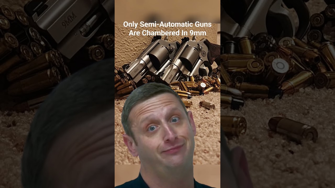 Only Semi-Automatic Guns Are Chambered in 9mm #gun #pistol #Smith #revolver #firearm #9mm #guns