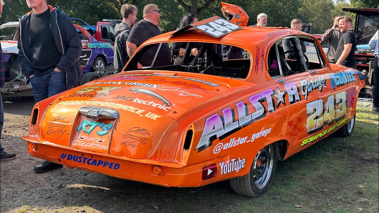 Ipswich unlimited banger world final 2024 pit walk
