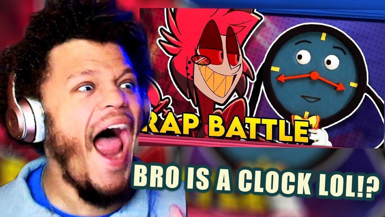 HOW IS A CLOCK RAPPING LIKE THIS?? AND WINNING!!? ALASTOR VS TONY THE TALKING CLOCK REACTION!!!