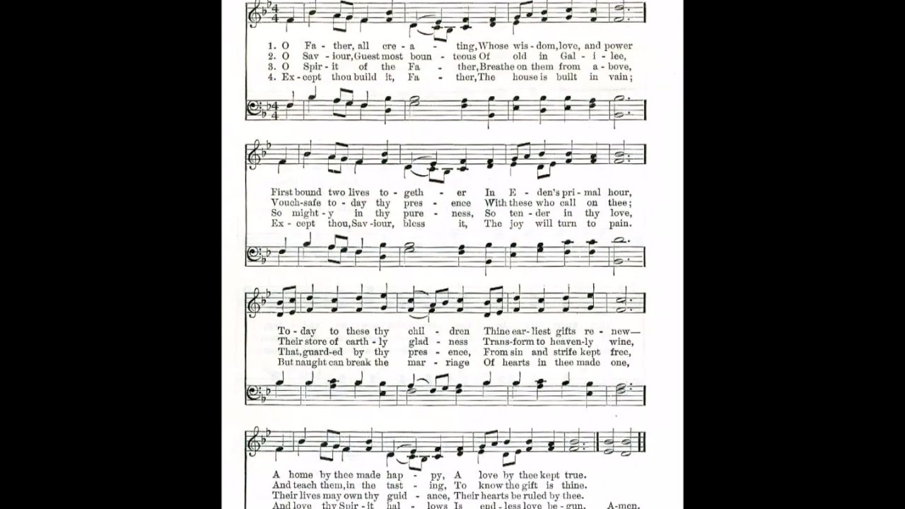 O Father, All Creating (Ellacombe)