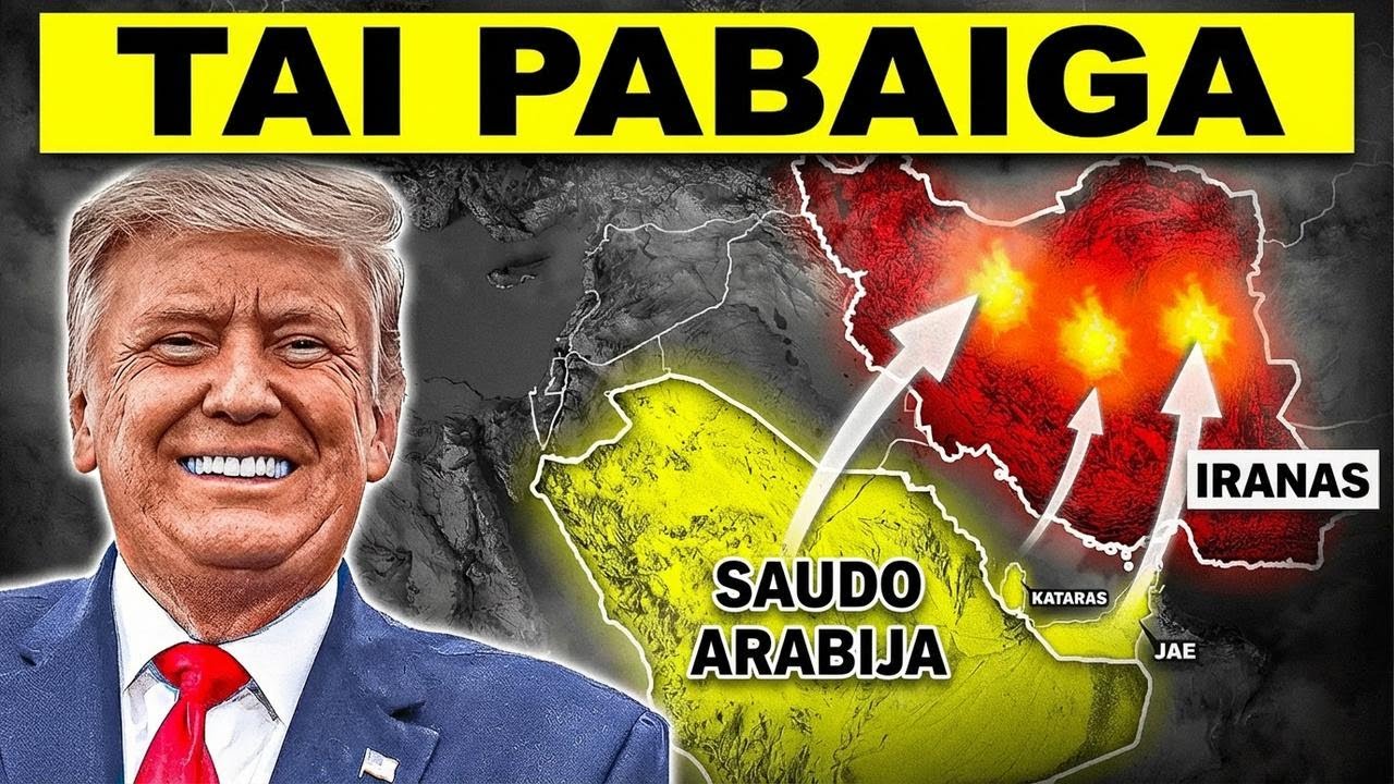 Saudo Arabija ir Kataras ruošiasi bombarduoti Iraną?