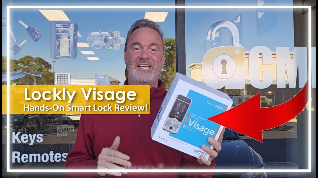 Face ID Smart Lock that Actually Works - 100% Hands Free - Lockly Visage