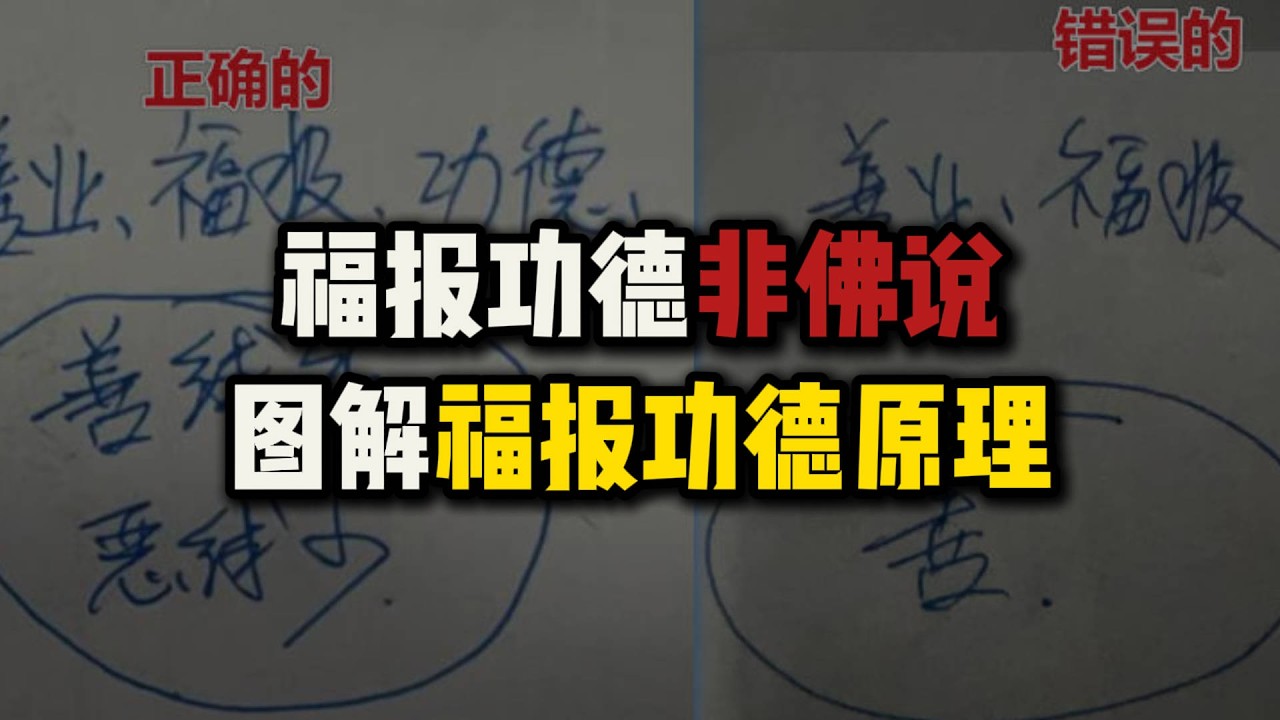 大乘非佛说之&ldquo;福报功德非佛说&rdquo;！科学解释福报功德怎么回事！#佛法#业力#福报#功德#大乘非佛说#12因缘