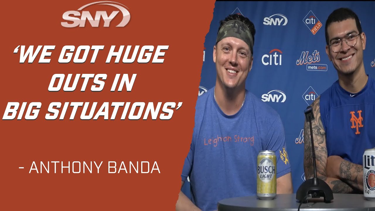 Mets vs Braves: Aaron Loup and Anthony Banda on  bullpen getting job done in Game 2 | Mets Post Game