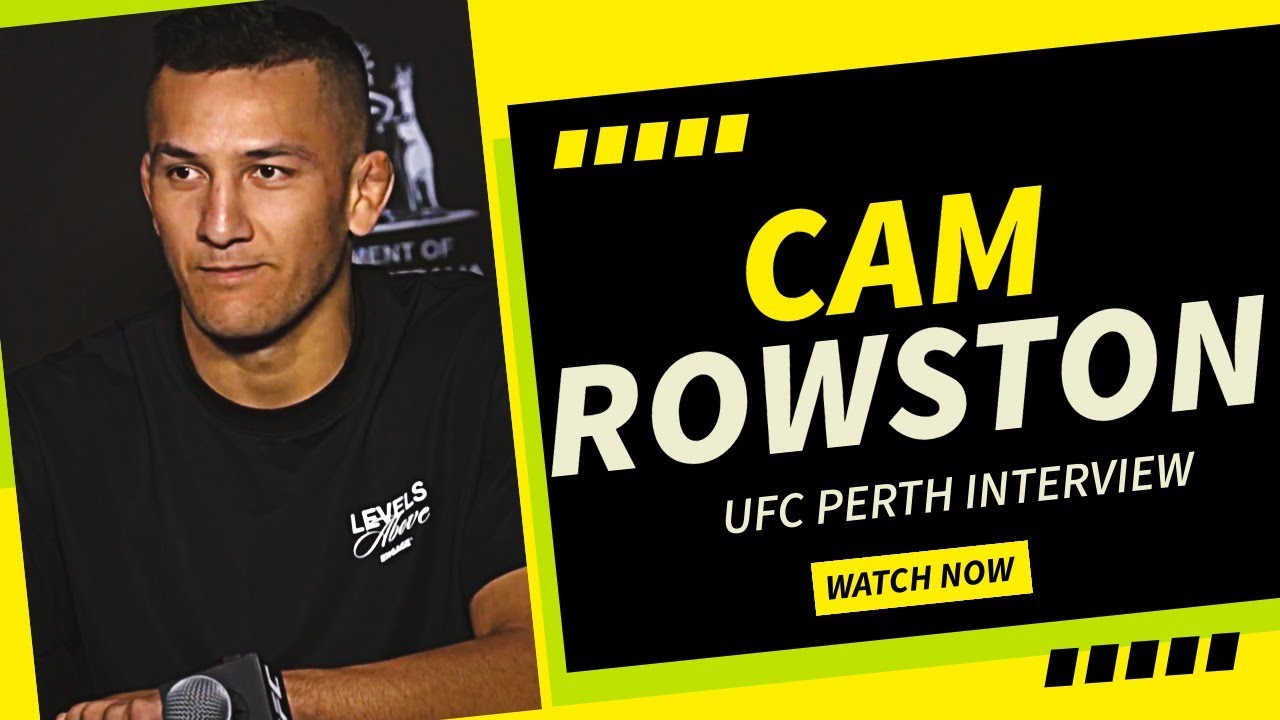 Полное интервью Кэма Роустона перед пресс-конференцией UFC Perth