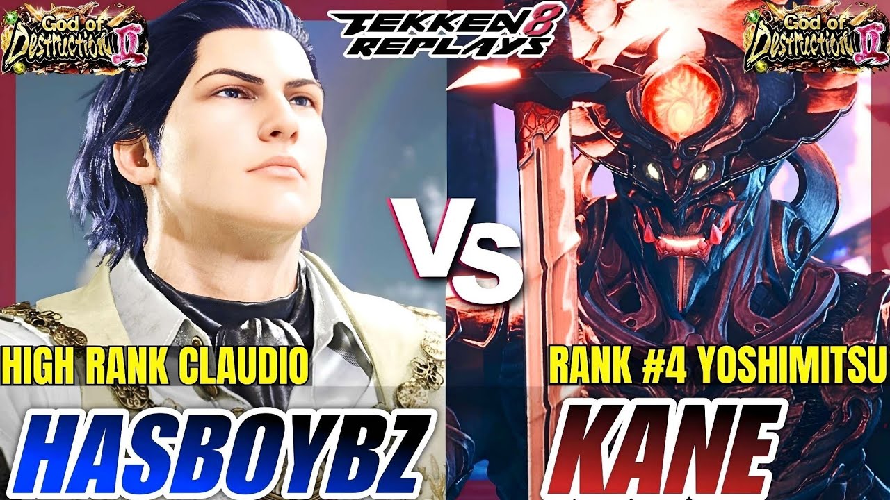 Tekken 8 - Hasboybz (Claudio) vs KaneandTrench (Yoshimitsu) - High Level Ranked Match Replay
