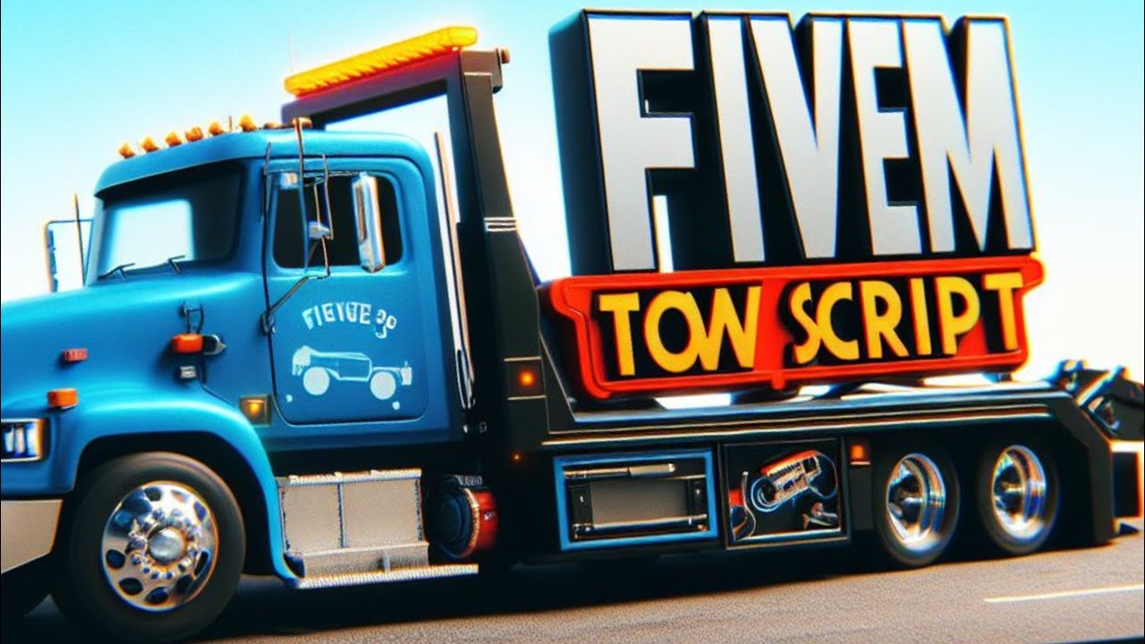 Скрипт FiveM Tow Car | Буксировка и лебёдка | Автономный, ESX, QBCore